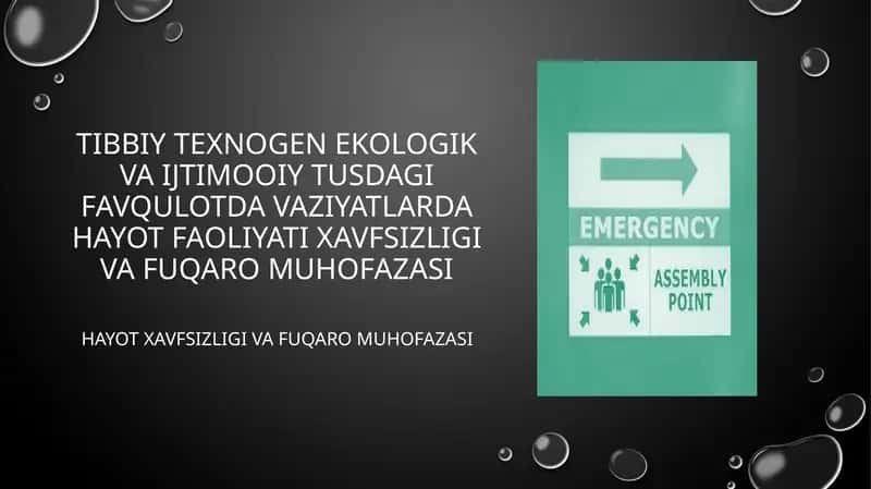 Фавқулоддавазиятлар 1