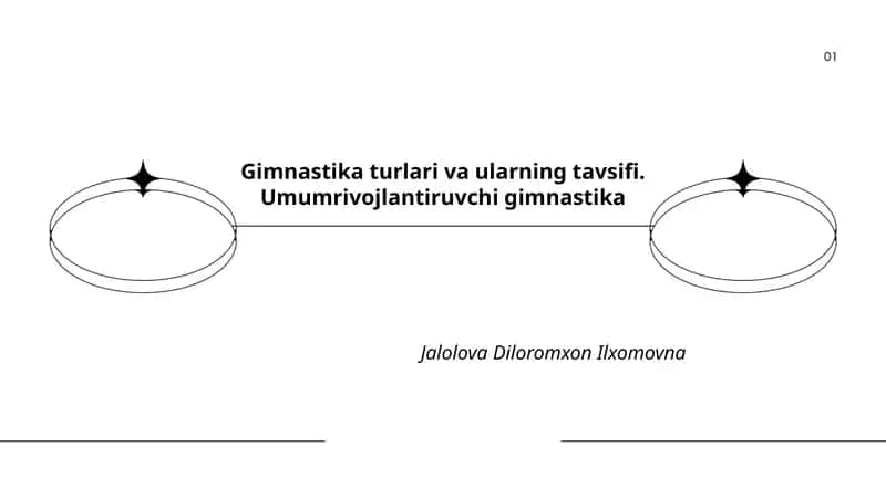Gimnastika turlari va ularning tavsifi 1