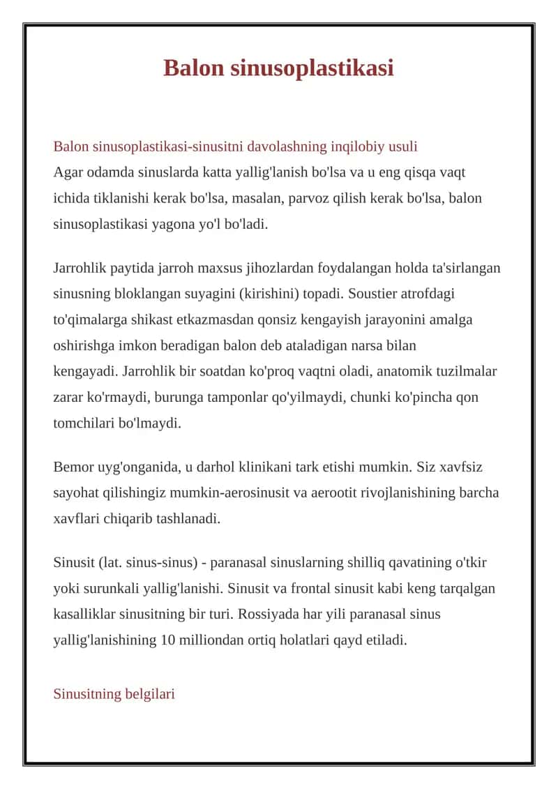Balon sinusoplastikasi 1