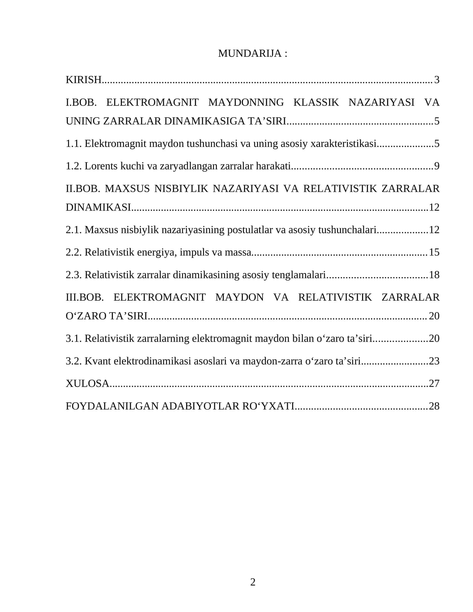 Elektromagnit maydon va relativistik zarralar dinamikasi.docx 1