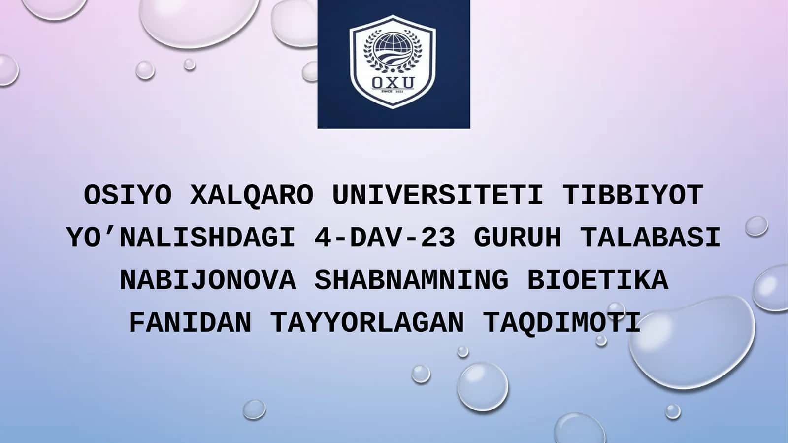 KEKSA YOSHDAGİ YURAK QON TOMİR KASALLİKLARİ BİLAN OG`RİGAN BEMORLAR BİLAN MULOQOT 1