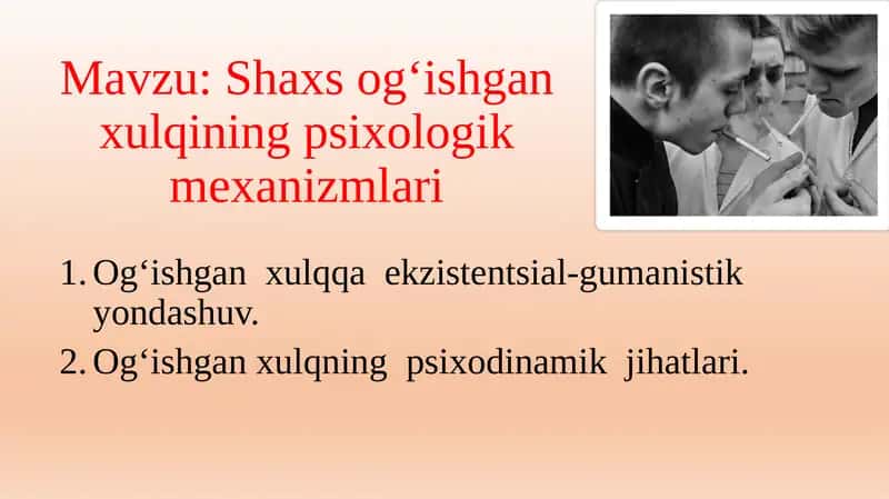 Shaxsog‘ishganxulqiningpsixologikmexanizmlari 1