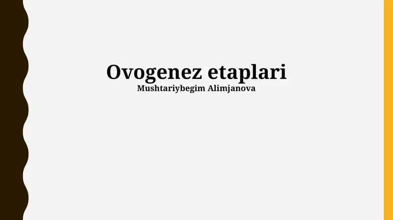 Ovogenez etaplari 1