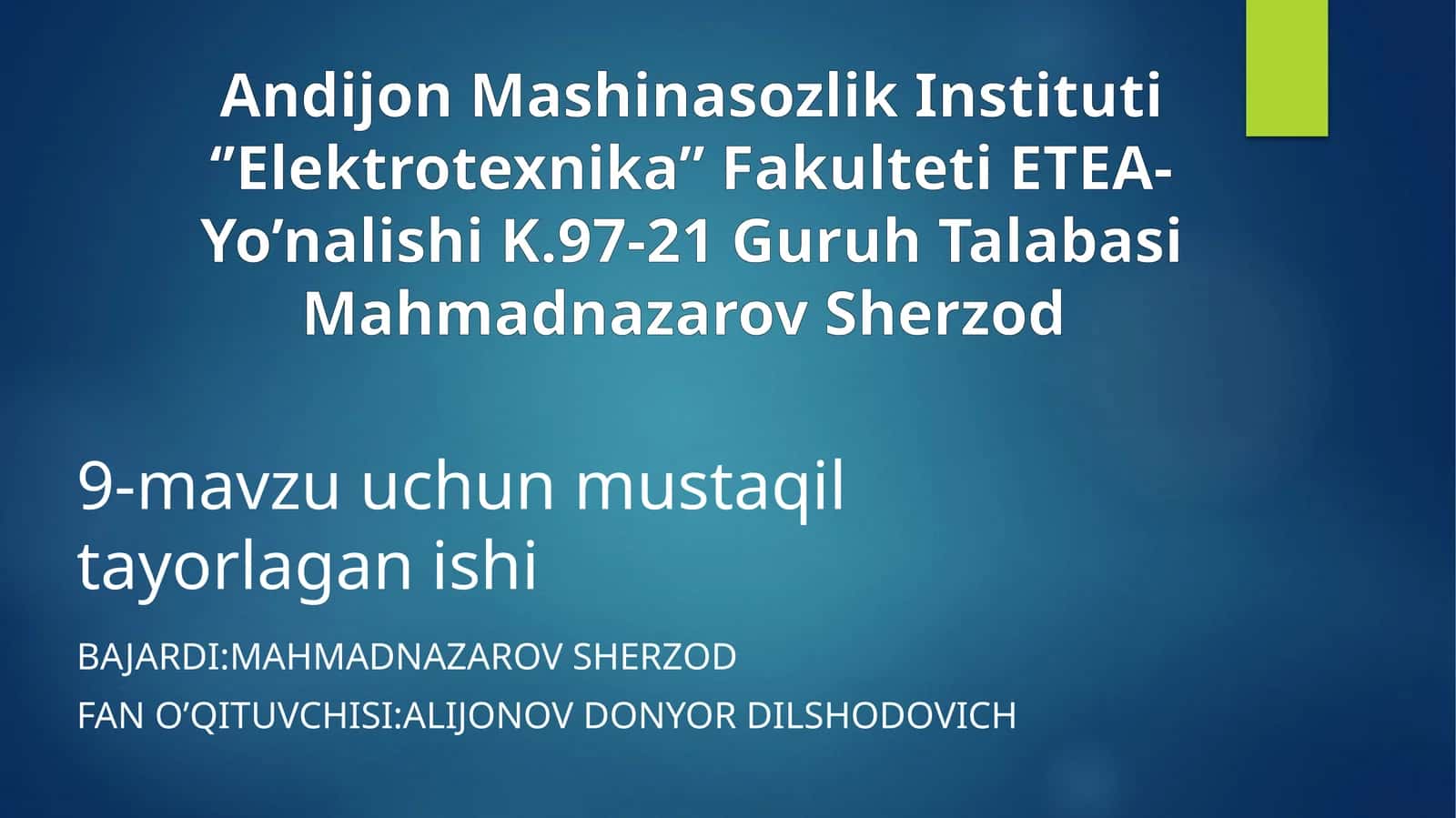 Shamol elektrostansiya 1
