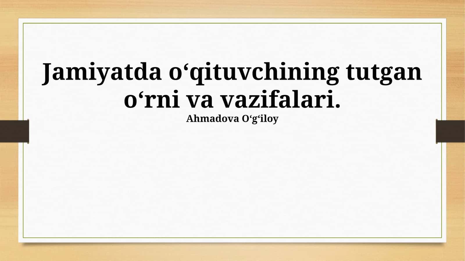 Ta'lim Sifati va O'quvchilarning Rivojlanishiga Ta'siri 1