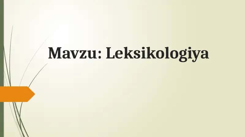 Leksikologiya 1