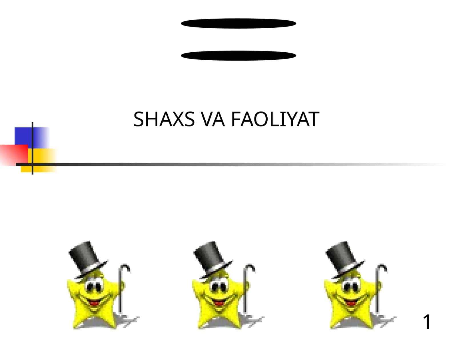 Shaxs va Faoliyat 1