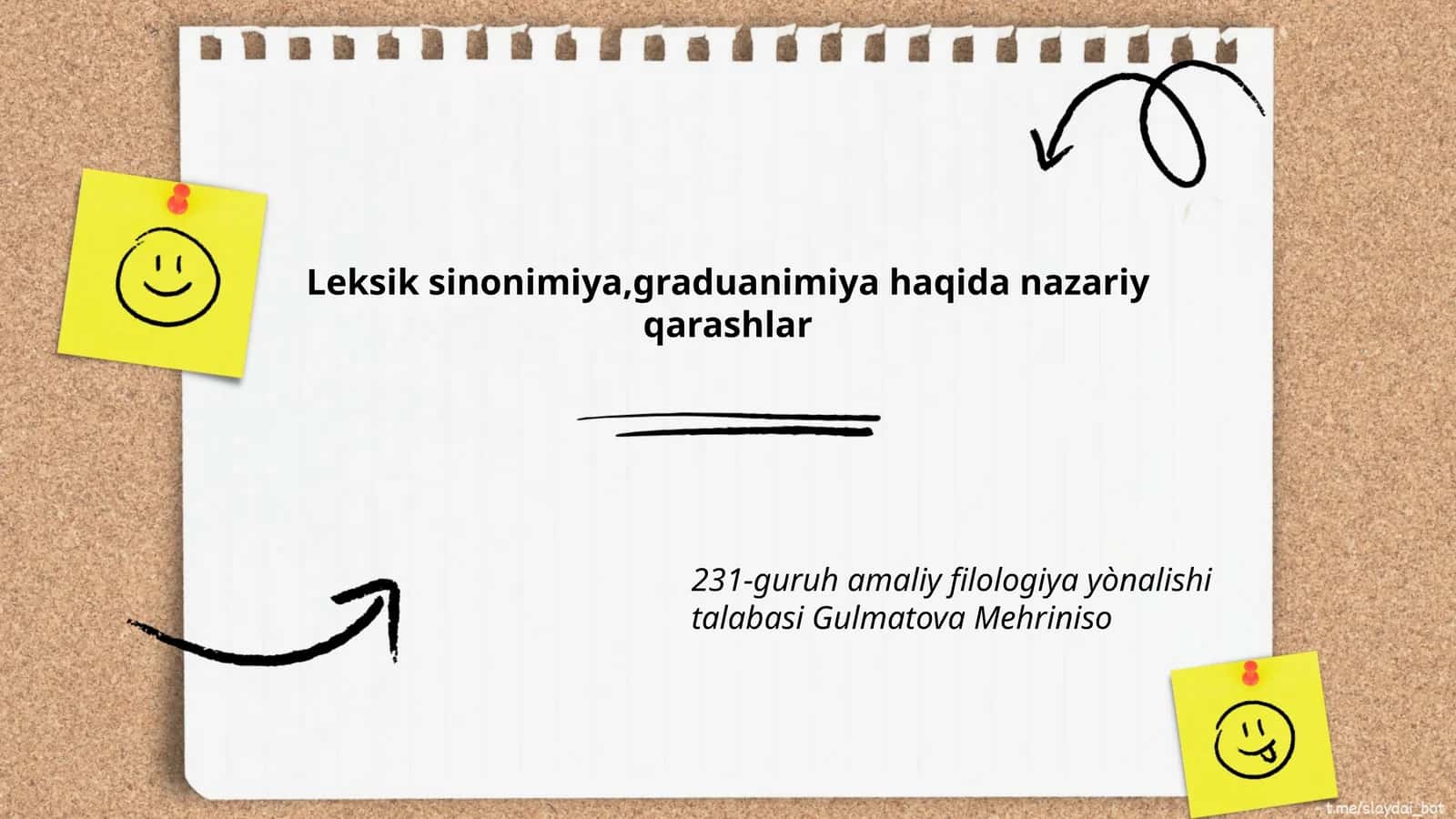 Leksik sinonimiya, graduanimiya haqida nazariy qarashlar 1