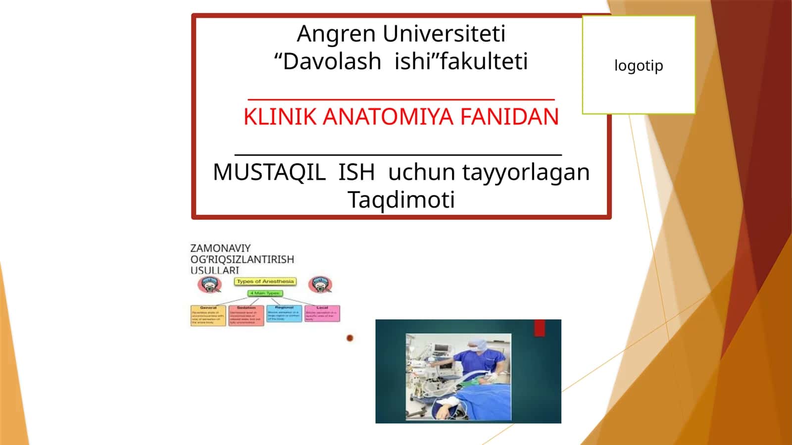 KLINIK ANATOMIYA FANIDAN 1