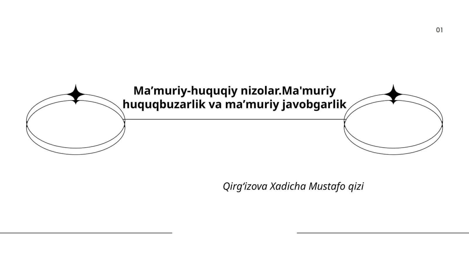 Maʼmuriy-huquqiy nizolar tushunchasi va xususiyatlari 1
