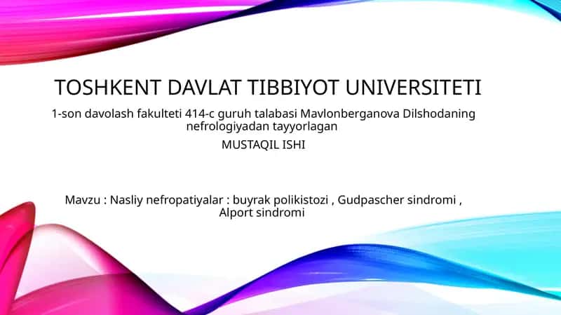 Buyrakpolikistozi 1