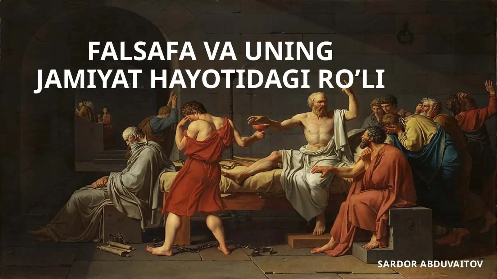 FALSAFA VA UNING JAMIYAT HAYOTIDAGI RO’LI 1