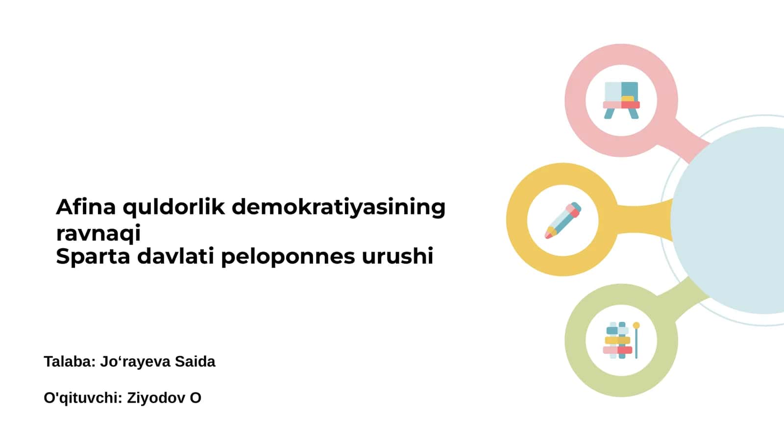Afina quldorlik demokratiyasining ravnaqi 1
