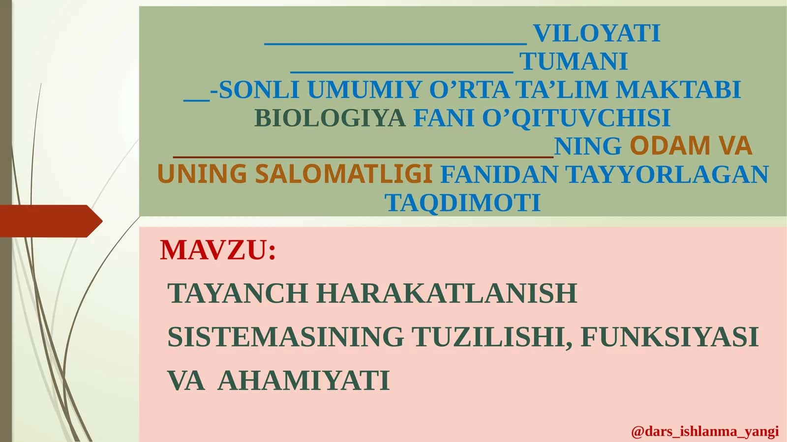 SISTEMASINING TUZILISHI, FUNKSIYASI VA AHAMIYATI 1