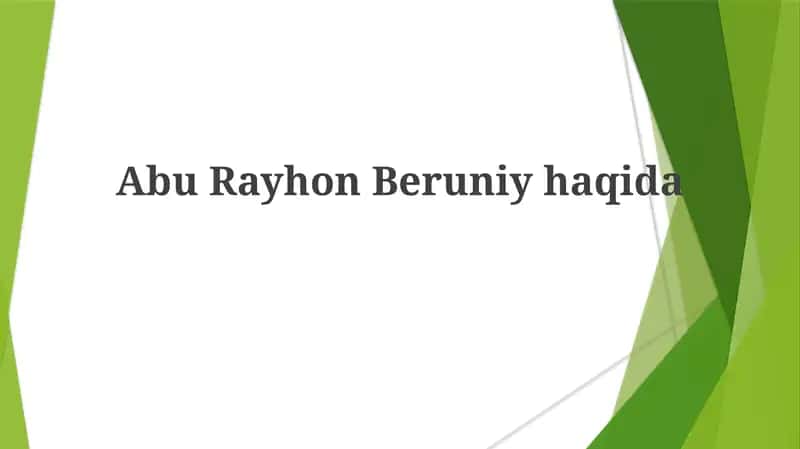AbuRayhonBeruniyhaqida 1