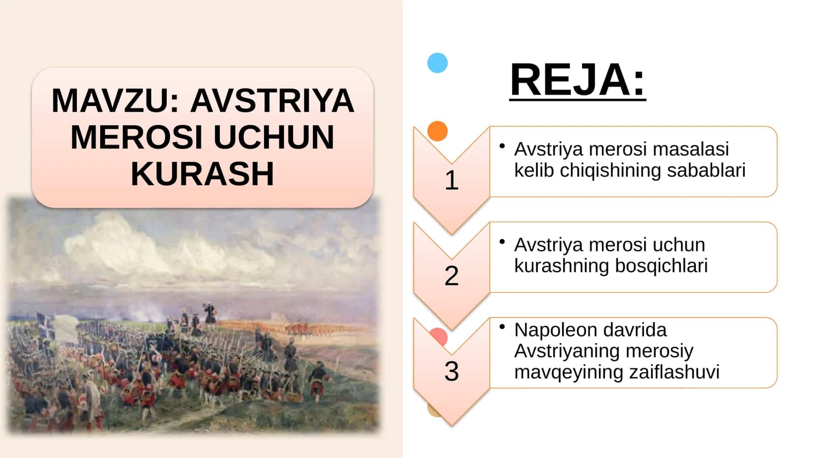 AVSTRIYA MEROSI UCHUN KURASH 1