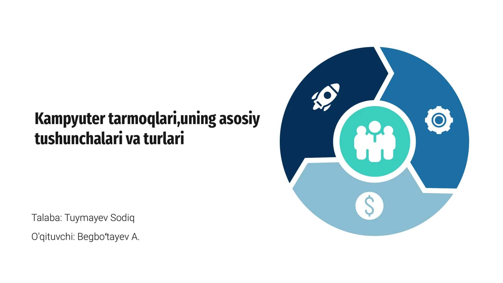 Kampyuter tarmoqlari,uning asosiy tushunchalari va turlari 1