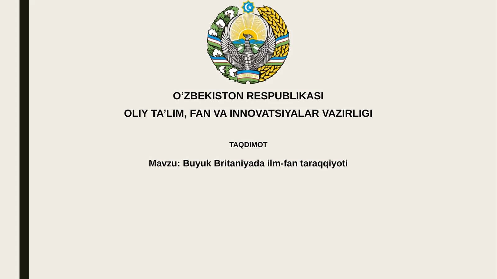 Buyuk Britaniyada ilm-fan tarixi 1