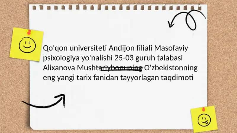 Mustaqil Oʻzbekiston Respublikasining tashkil topishi va uning tarixiy ahamiyati 1