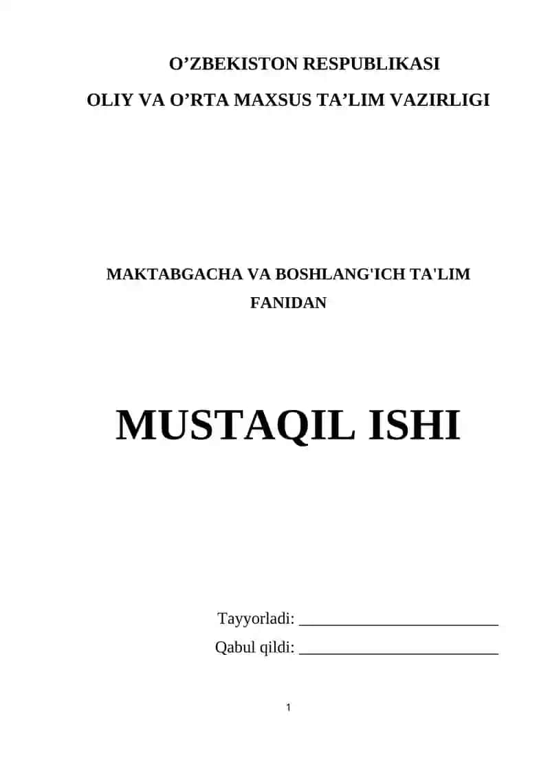 MAKTABGACHA TA’LIM MUASSASASI, OILA VA MAKTAB HAMKORLIGI