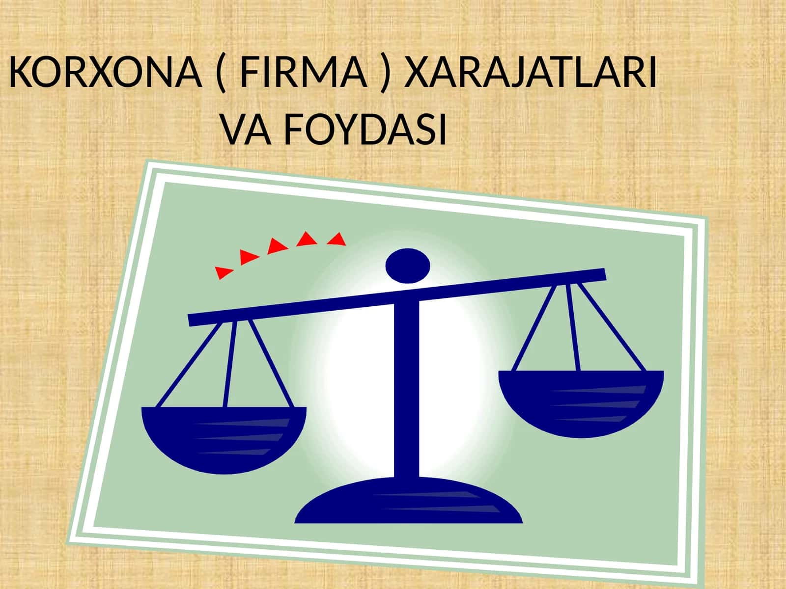 Ijtimoiy ishlab chiqarish xarajatlari va foydasi 1