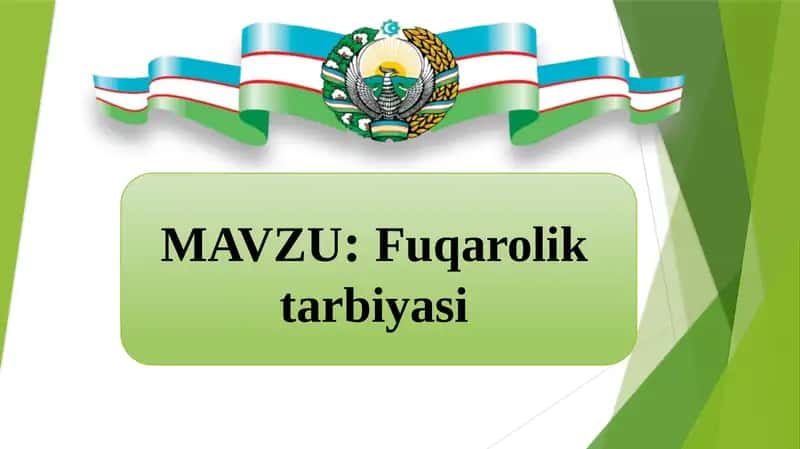 Fuqaroliktarbiyasi 1