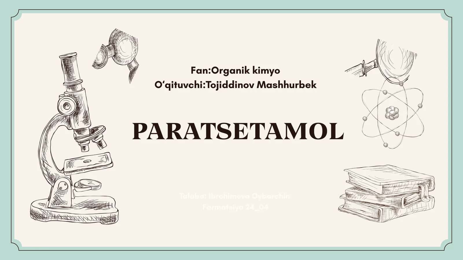 PARATSETAMOL 1