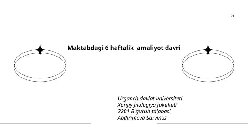 Maktabdagi 6 haftalik amaliyot davri 1