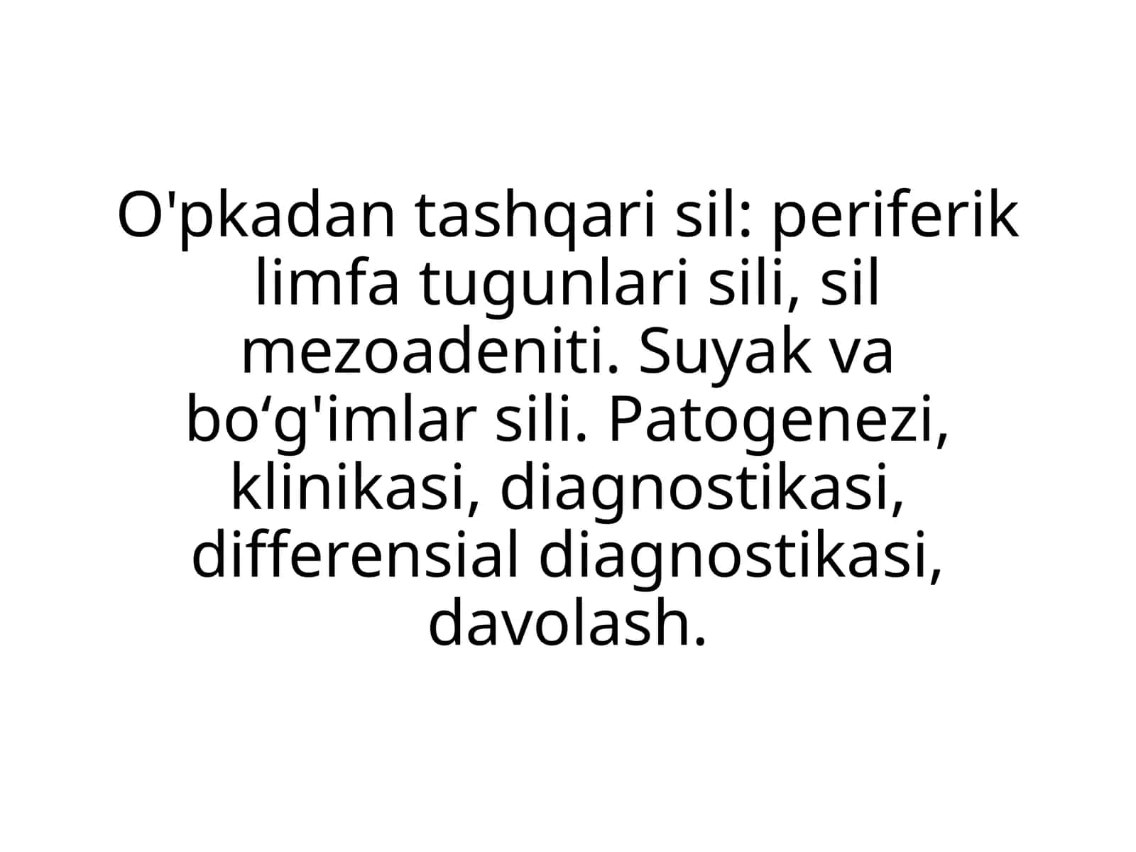 O'pkadan tashqari aʼzolar sili. 1