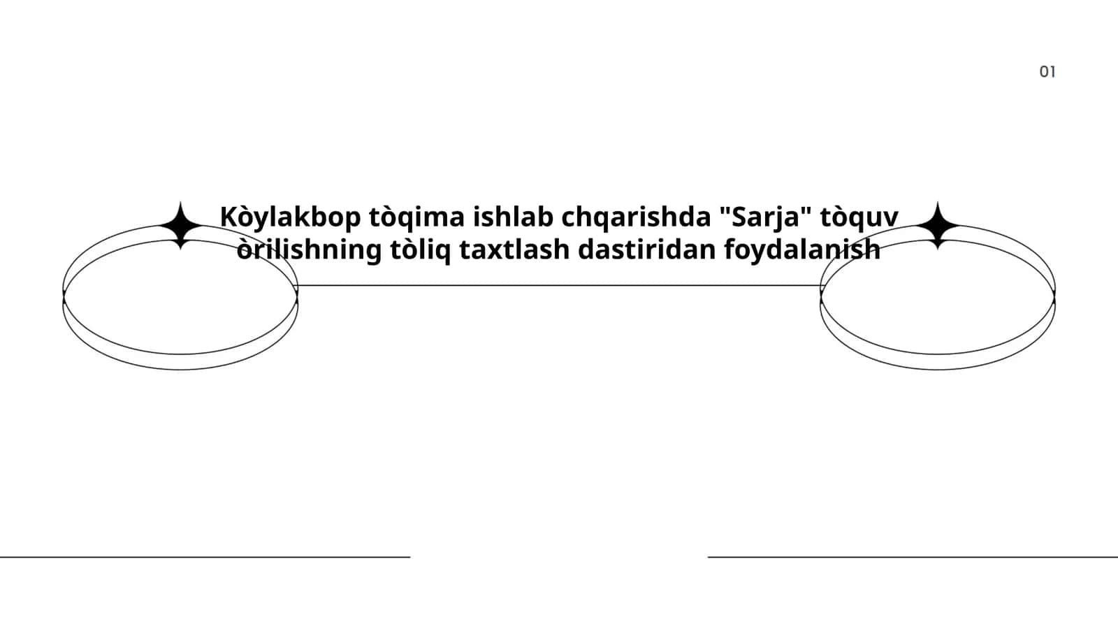 Sarja to'quv o'rilishi 1