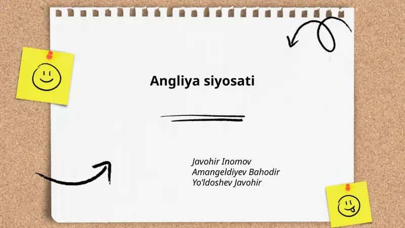 Angliya siyosati 1