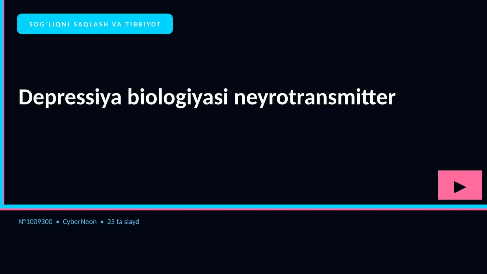 Depressiya biologiyasi neyrotransmitter 1