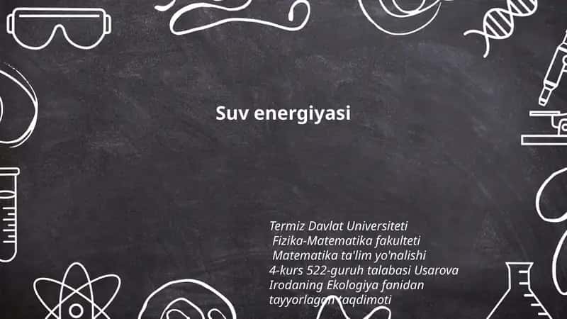 Suv energiyasi 1