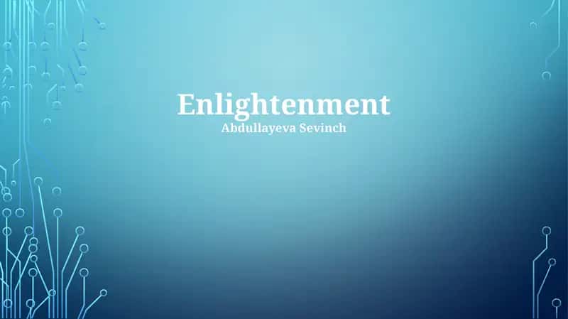 Enlightenment 1