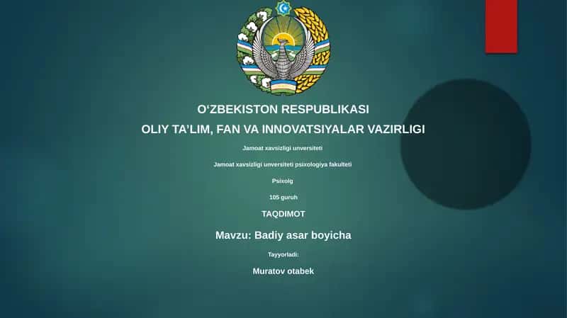 Badiy asar boyicha 1