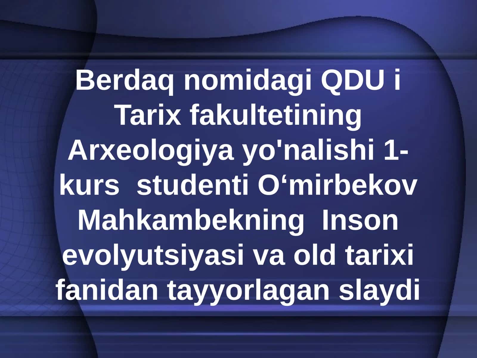 Muzlik davri haqida tushuncha 1