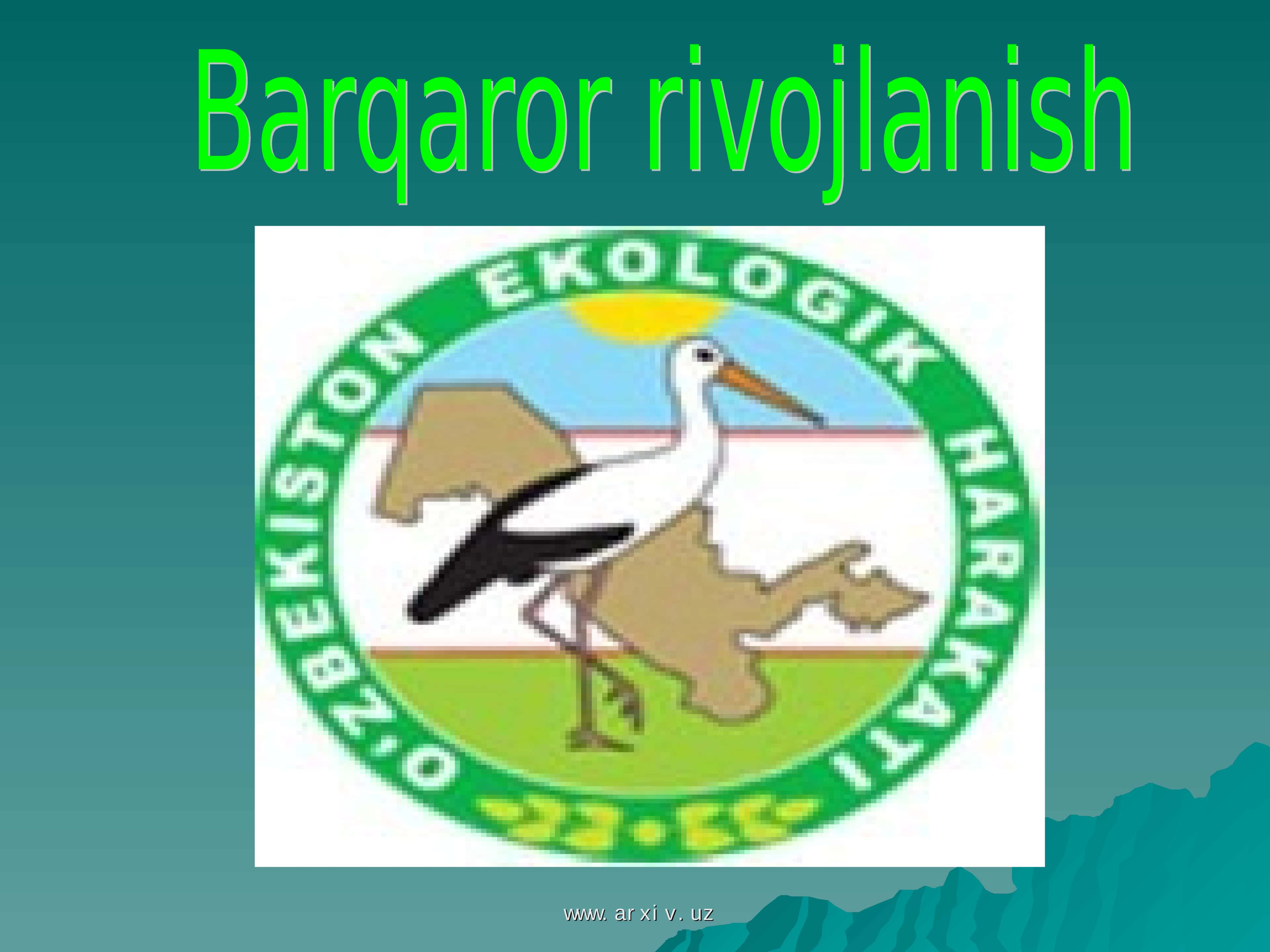 Mahalliy va Regional Ekologik Inqiroz Vaziyatlari
