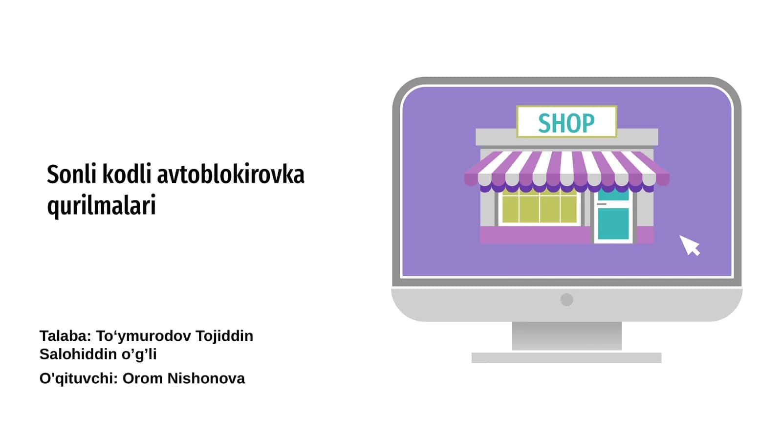 Sonli kodli avtoblokirovka qurilmalari 1