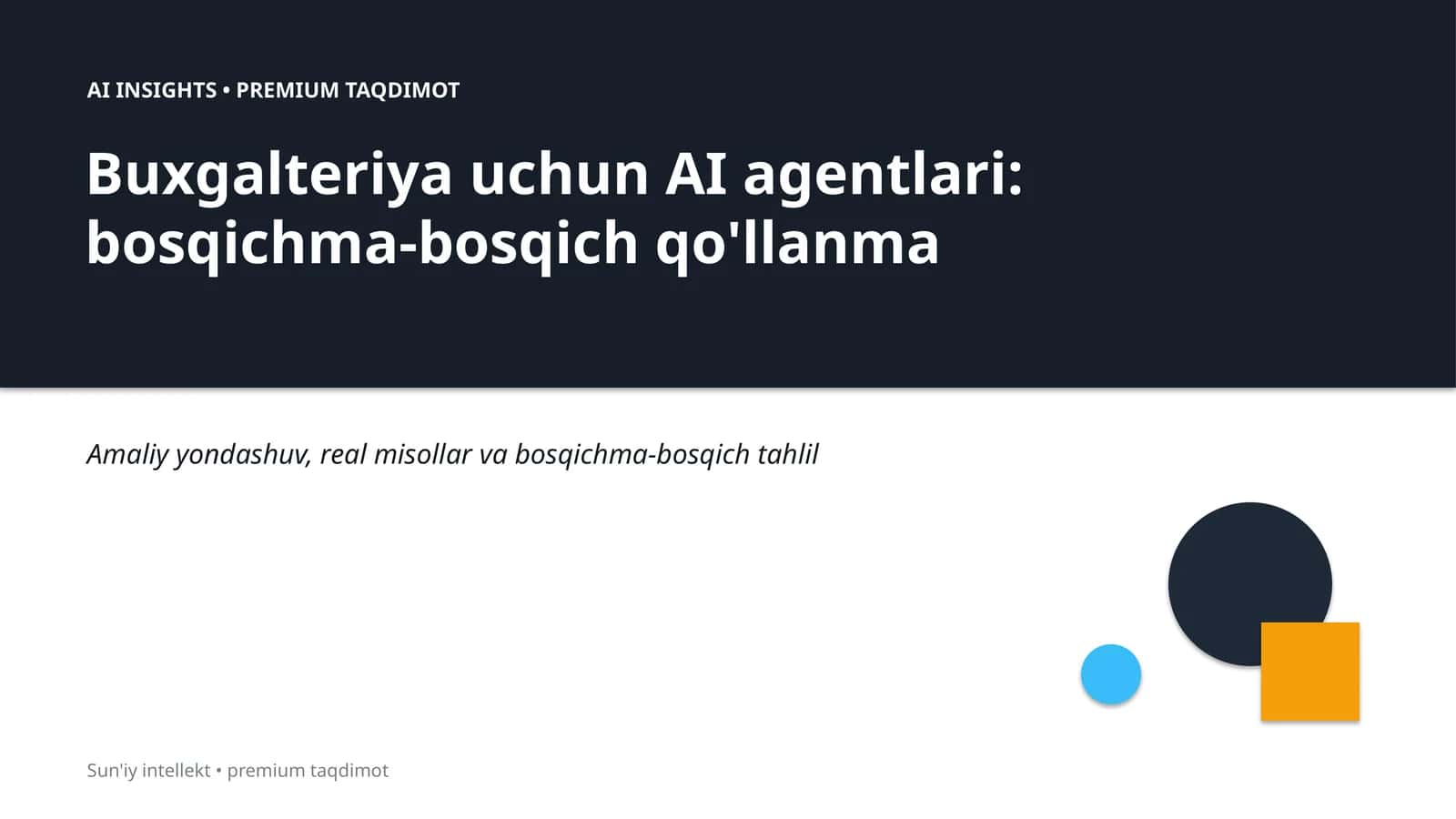 Premium taqdimot 1