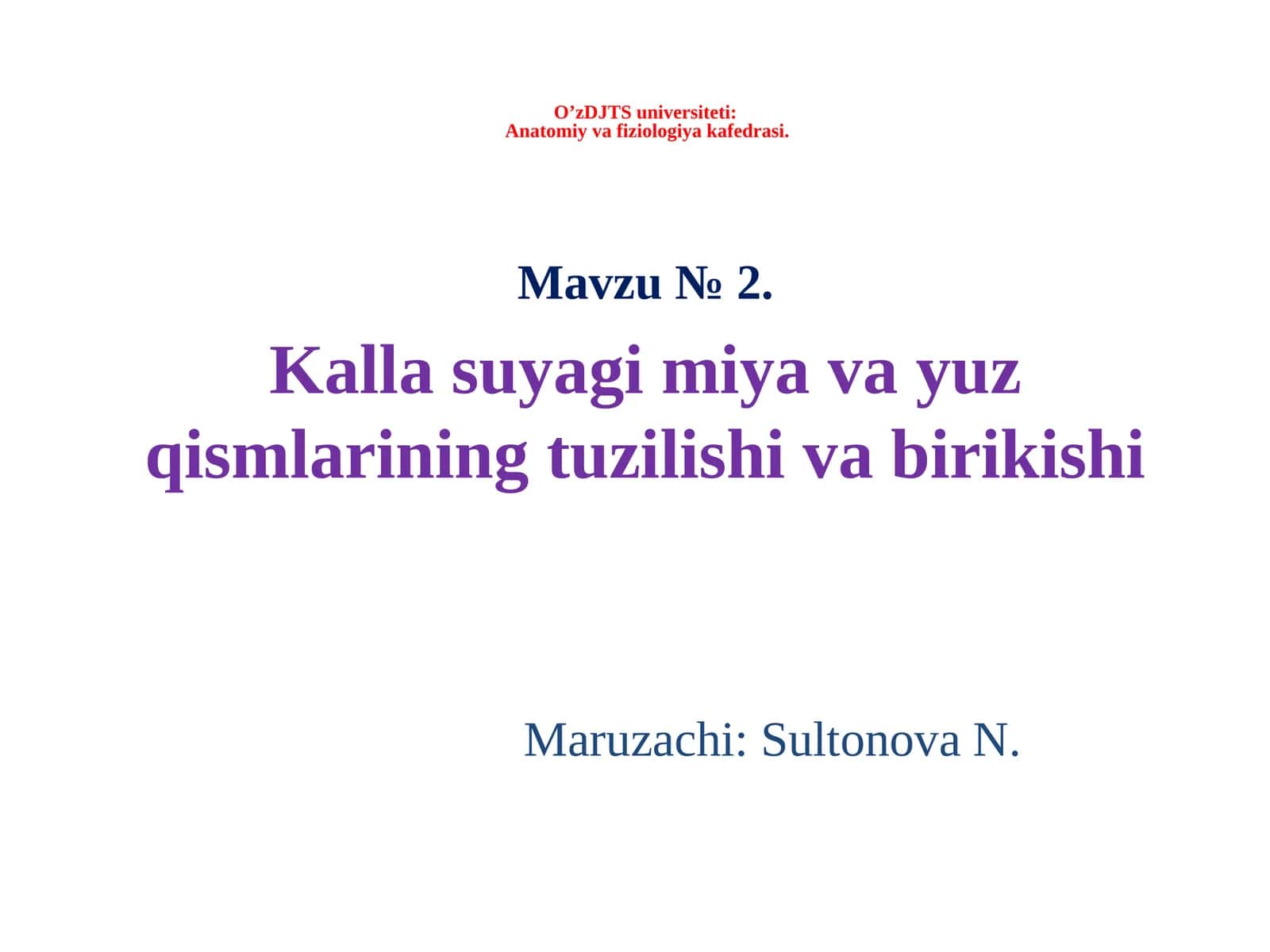 Kalla suyagi miya va yuz qismlarining tuzilishi va birikishi 1