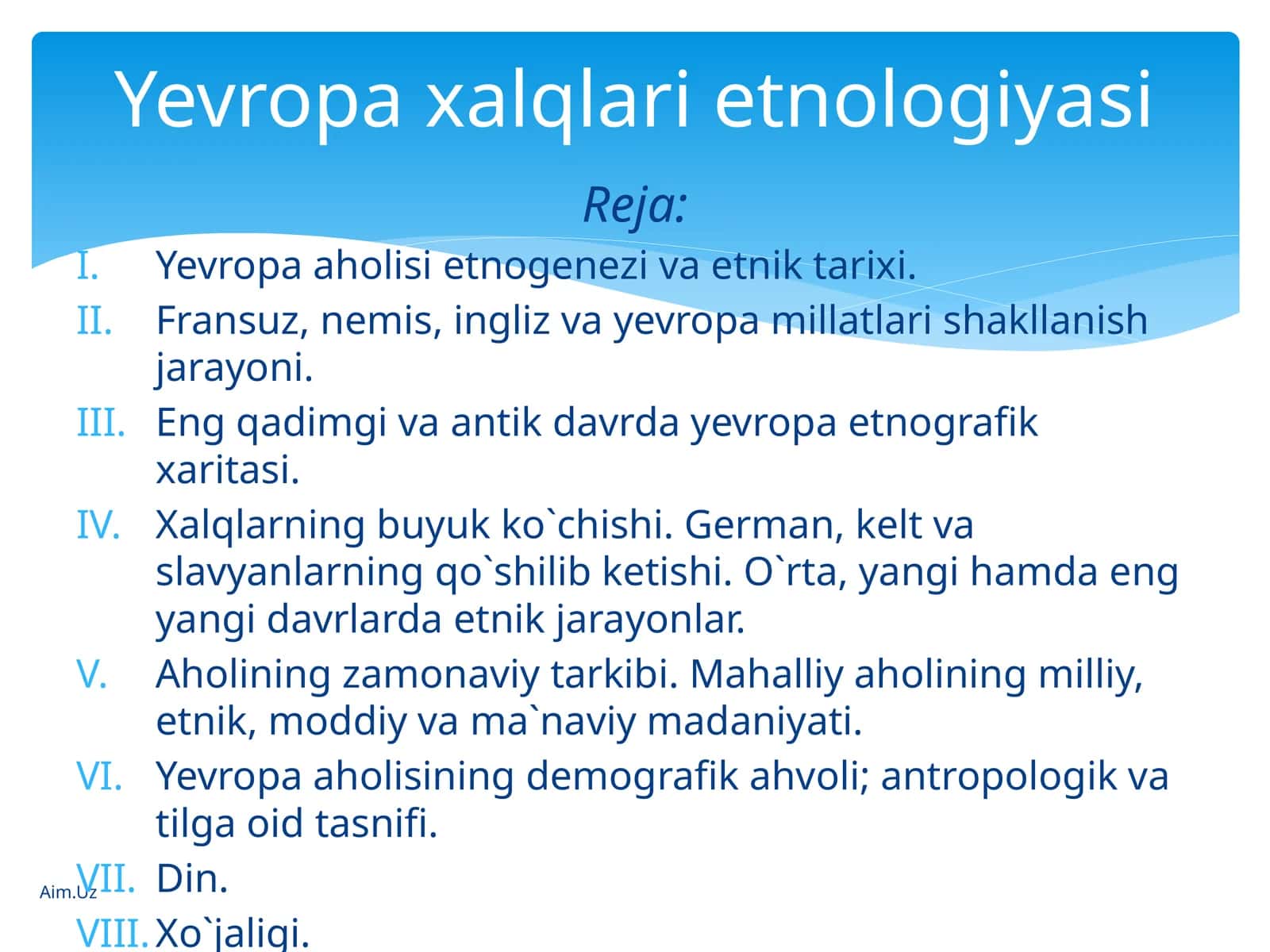 Yevropaaholi etnogeneziva etnik tarixi 1