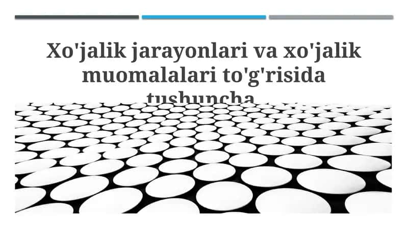 Biznes jarayonlari va tranzaksiyalari: Ta'riflar va turlari 1