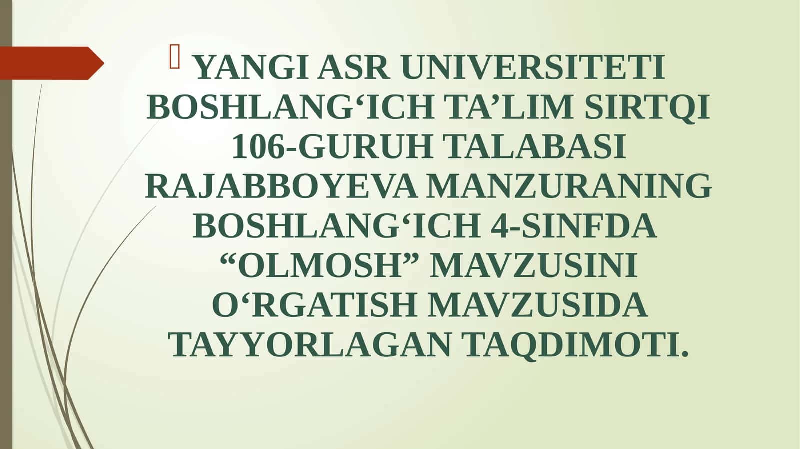 Olmosh tushunchasi va uning turlari 1
