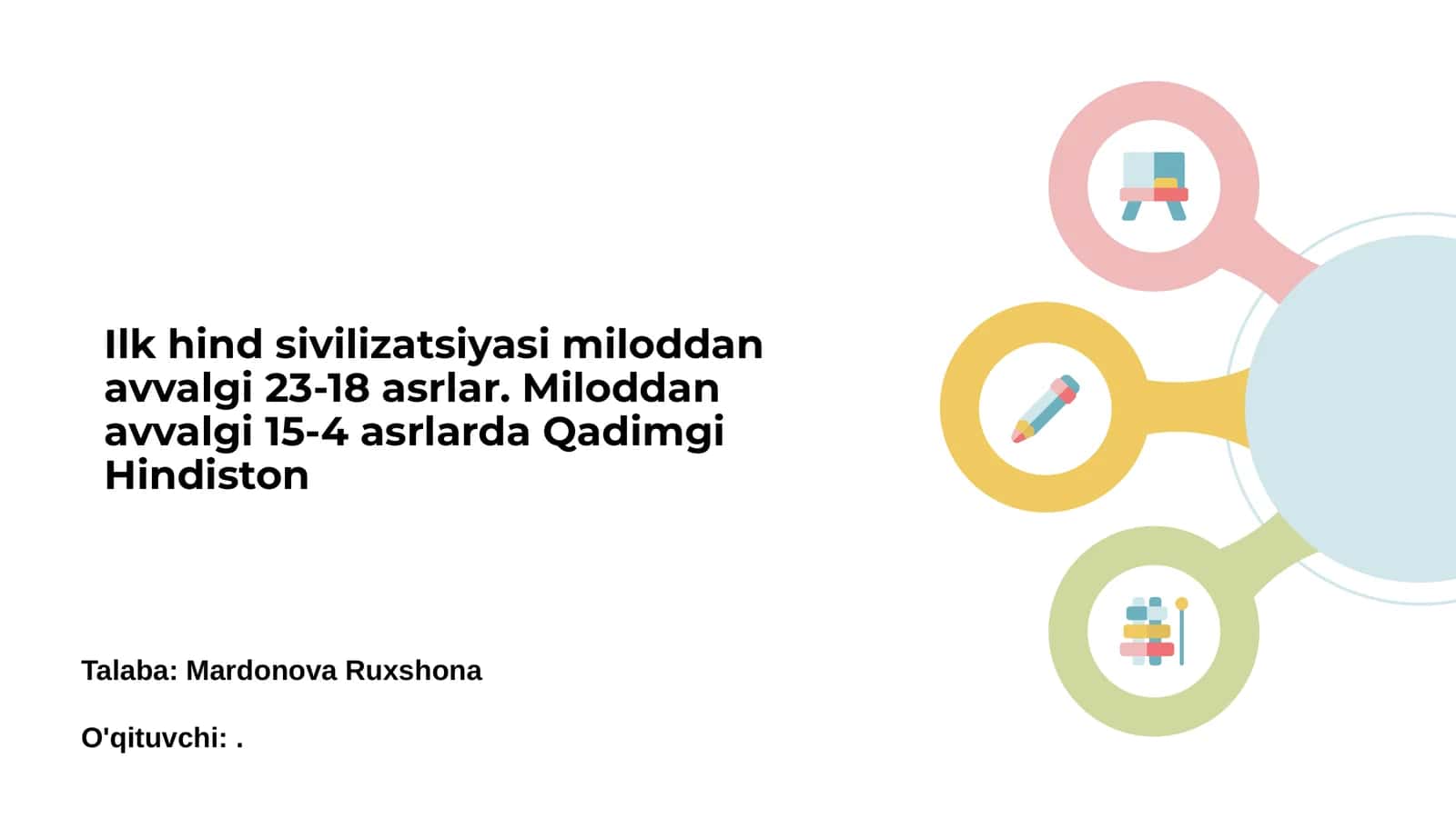 Ilk Hind Sivilizatsiyasi: Umumiy Kirish 1