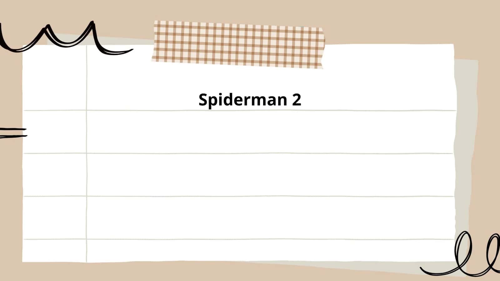 Spiderman 2 1