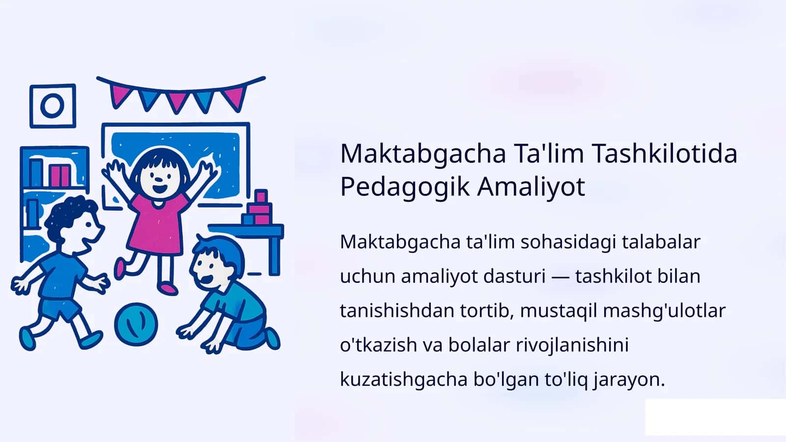 Maktabgacha Ta'lim Tashkilotida Pedagogik Amaliyot 1