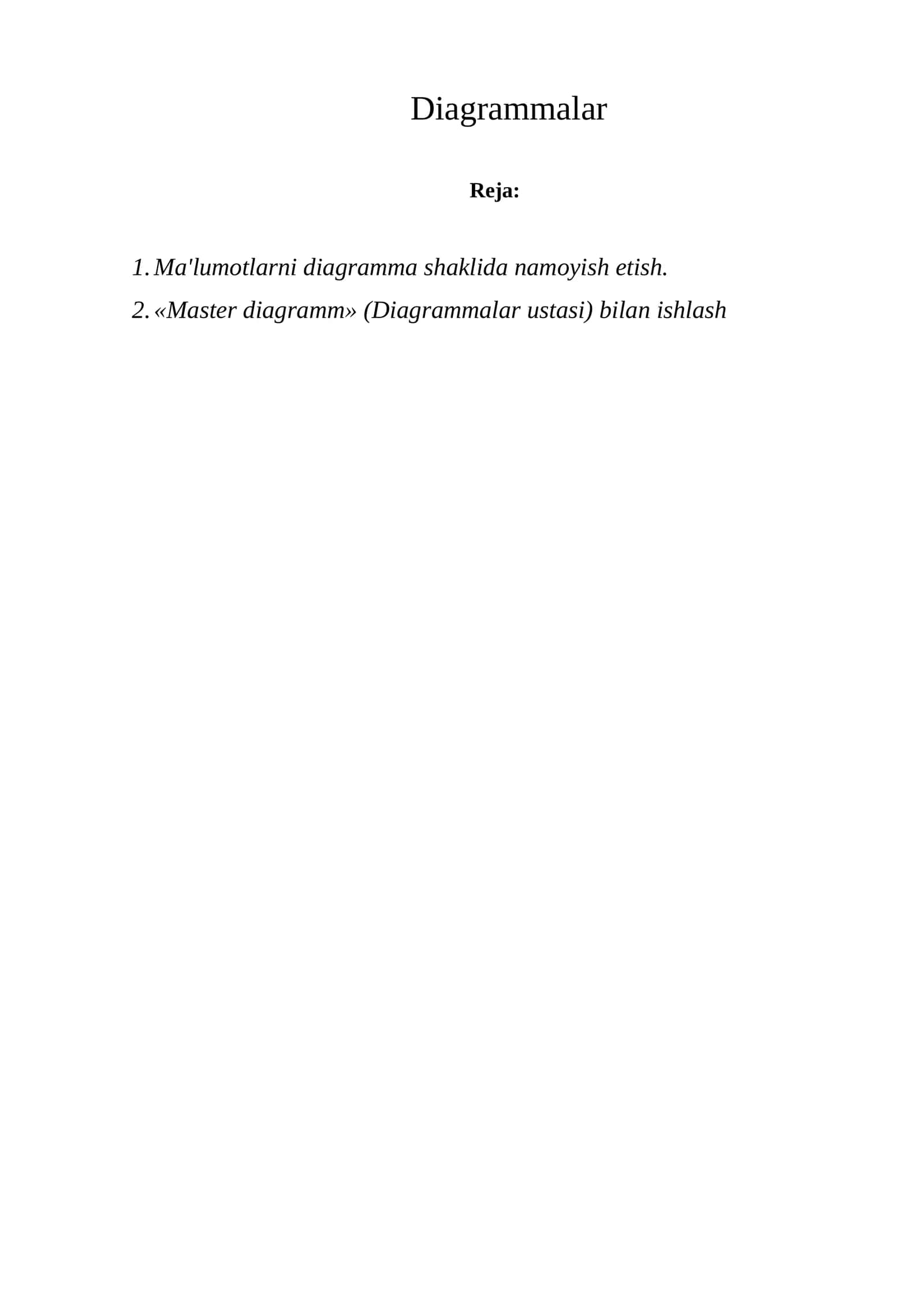 Diagrammalar 1