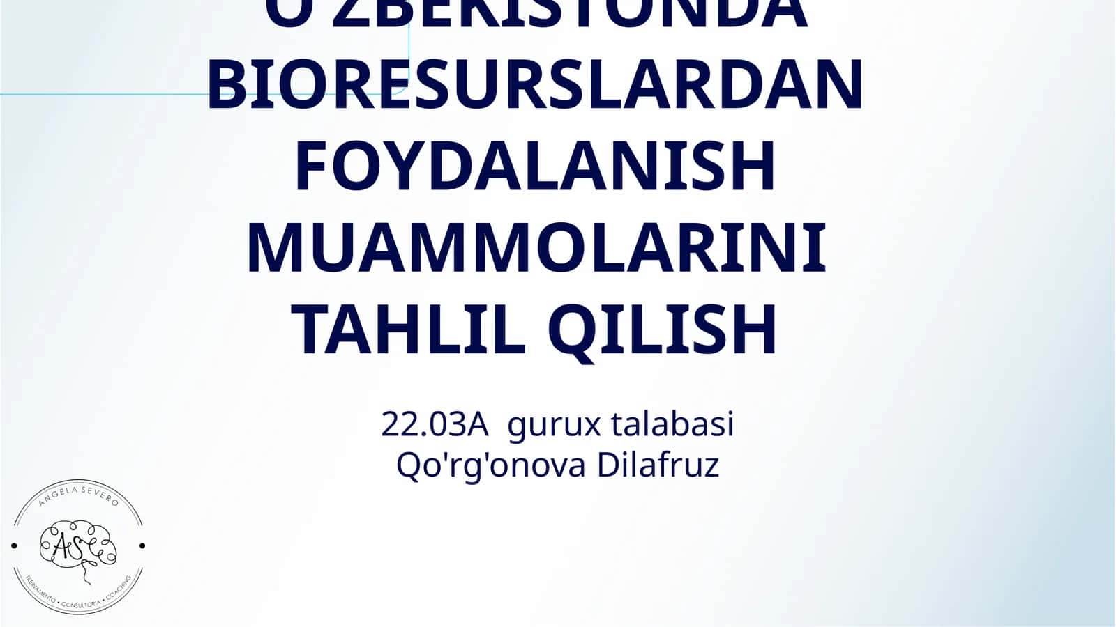 OʻZBEKISTONDA BIORESURSLARDAN FOYDALANISH MUAMMOLARINI TAHLIL QILISH 1