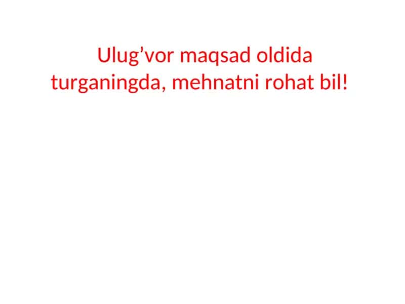 Sirtlar berilishi 1