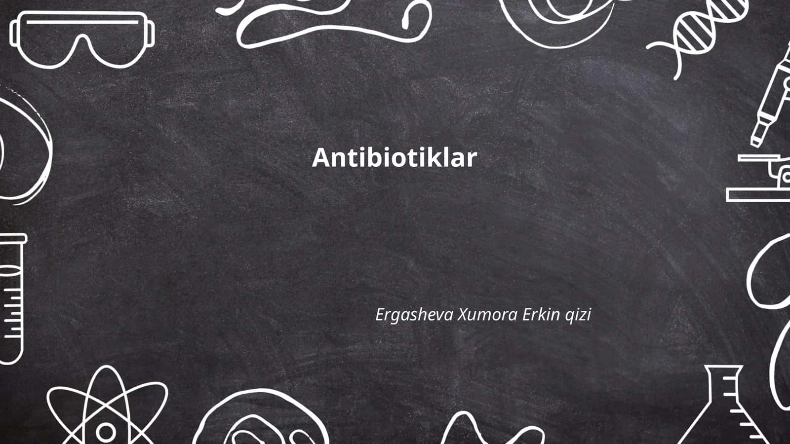 Antibiotiklar 1